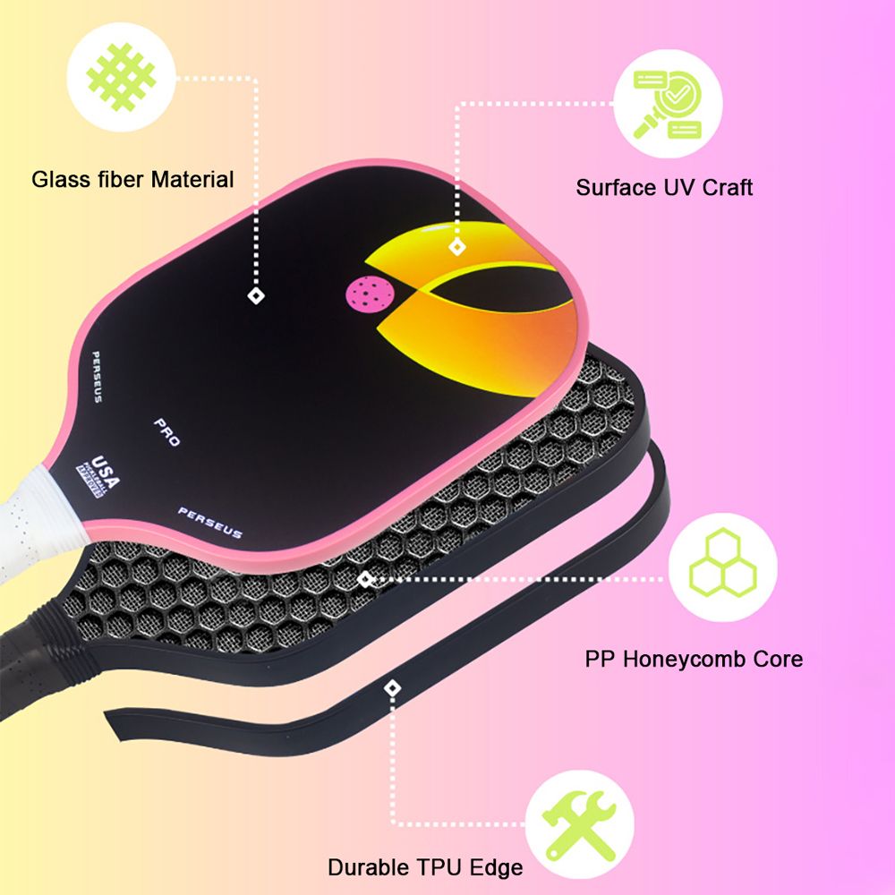 MB03 Glass Fiber PP Honeycomb Core Cold-pressing Pickleball Paddle