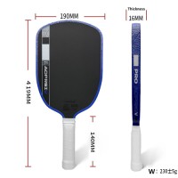 New Pro V Pickleball Paddle Thermoformed 16mm Thickness
