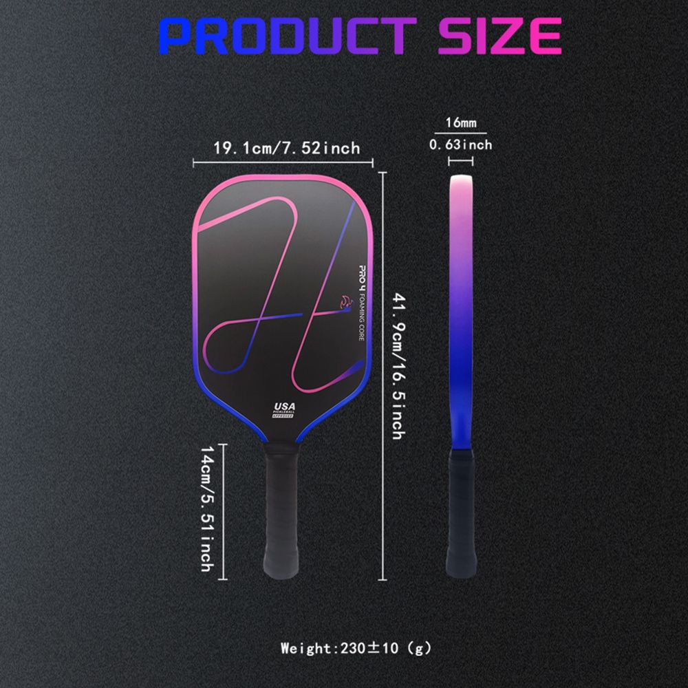 PRO4 MPP Foam Core High-Level Pickleball Paddle