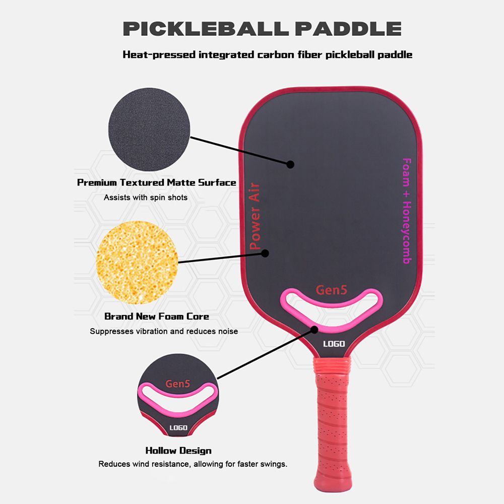 MB14 GEN5 Core Hot Pressing Integrated Pickleball Paddle With Edge