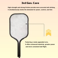 MB12 3D Surface Pickleball Paddle T700 Carbon Fiber
