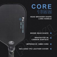 MB10 3K Carbon Fiber With Gen3 Core Hot Pressing Pickleball Paddle