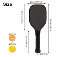 Training Pickleball Paddle With T700 Carbon Fiber Friction Surface