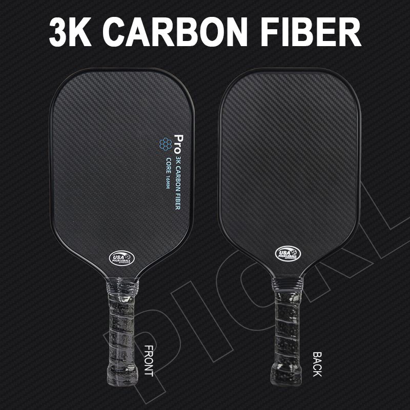 MB10 3K Carbon Fiber With Gen3 Core Hot Pressing Pickleball Paddle