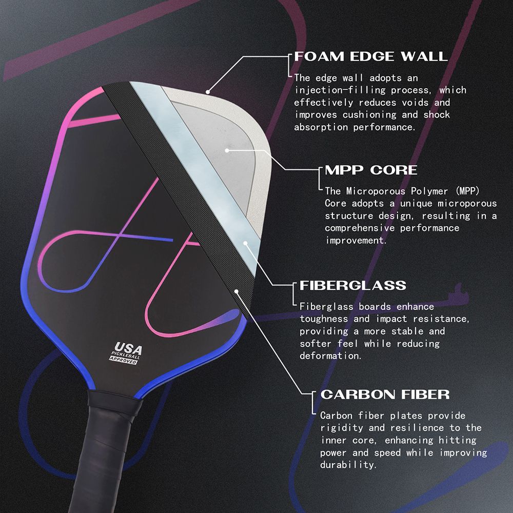 PRO4 MPP Foam Core High-Level Pickleball Paddle