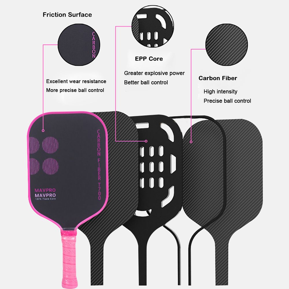 MB13 EPP Foam Core Hot Pressing Integrated Pickleball Paddle