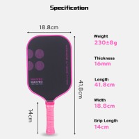 MB11 GEN5 E Core Pickleball Paddle Hot-pressing 16mm