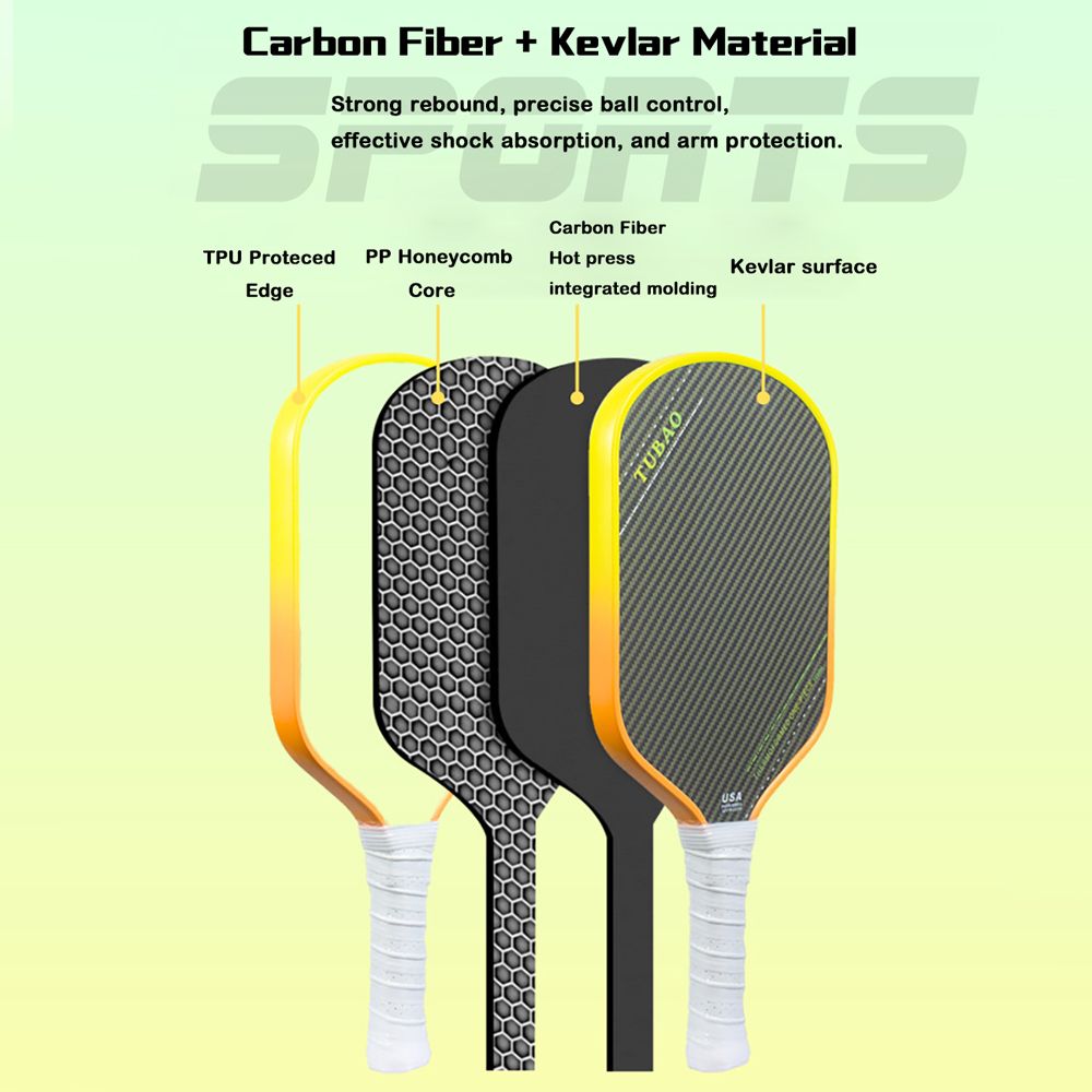 MB08 Kevlar GEN5 Core T700 Carbon Fiber Pickleball Paddle
