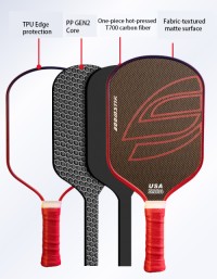 MB07 GEN2 Core T700 Titanium wire Hot-pressing  Pickleball paddle