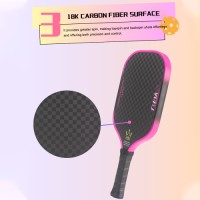 MB07 18K Surface T700 Carbon Fiber With Gen2 Core Pickleball Paddle