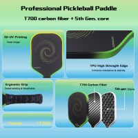 MB11 New GEN5 Core T700 Carbon Fiber Thermoformed Pickleball Paddle