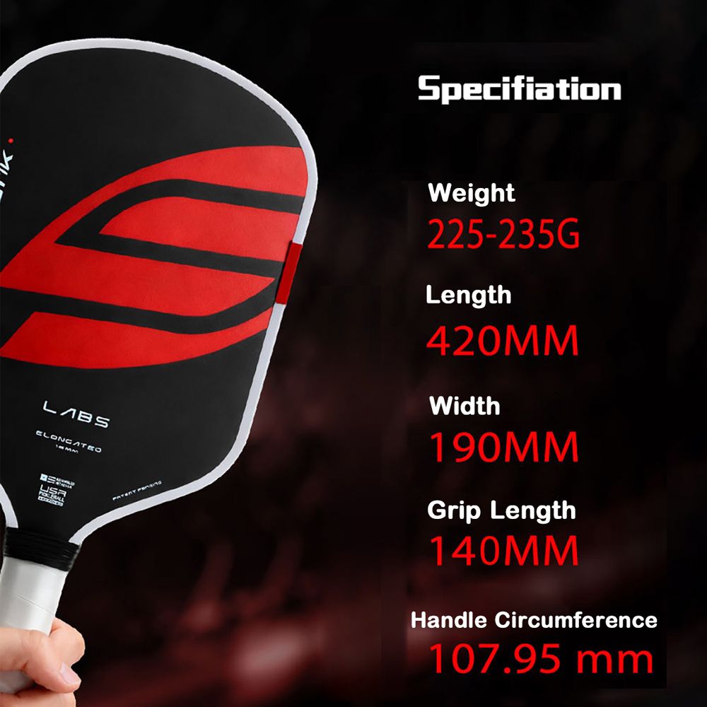 Boomstick GEN5 Foam Core Thermoformed Elongated Pickleball Paddle