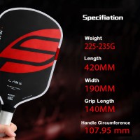 Boomstick GEN5 Foam Core Thermoformed Elongated Pickleball Paddle