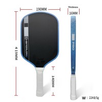 New Pro V Pickleball Paddle Thermoformed 16mm Thickness