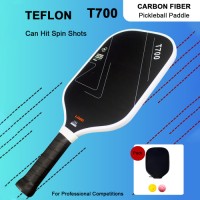 MB04 Teflon Carbon Fiber PP Honeycomb Core Cold-pressing Pickleball Paddle
